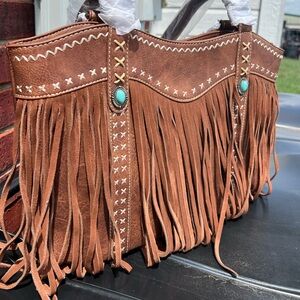COPY - Montana West Shoulder Fringe Bag